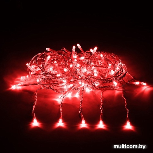 Световой дождь Vegas Занавес 55080 156 LED (красный)