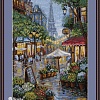 Набор для вышивания Merejka Дождливый Париж K-162