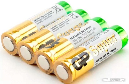 Батарейки GP Super AA 4 шт. LR6/15A