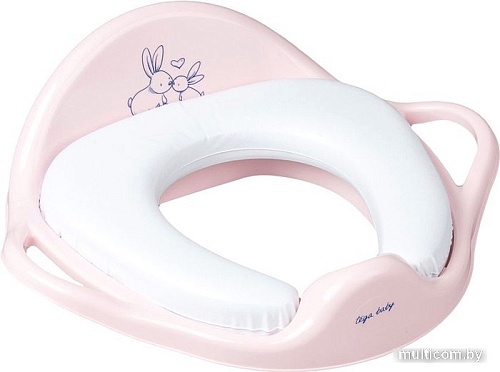 Детская накладка на унитаз Tega Кролики KR-020-104 (розовый)