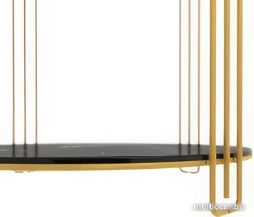 Журнальный столик Sheffilton SHT-CT34 (золото/черный мрамор)