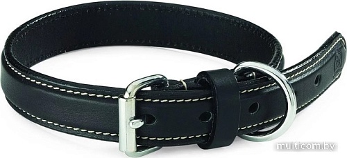 Ошейник Camon DA017/D (кожаный черный)
