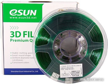Esun PET-G 1.75 мм 1000 г (зеленый)