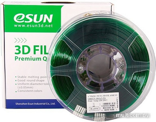 Esun PET-G 1.75 мм 1000 г (зеленый)