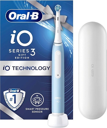Электрическая зубная щетка Oral-B iO 3 (ice blue)