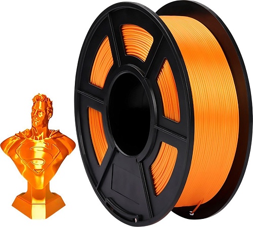 Пластик NV Print NV-3D-SILK-PLA-P-ORANGE (1.75мм, 1кг, оранжевый)