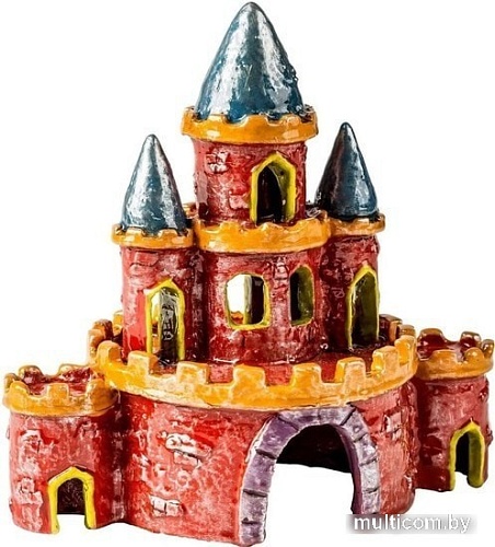 Декорация GloFish Замок GLO-эффектом 29064