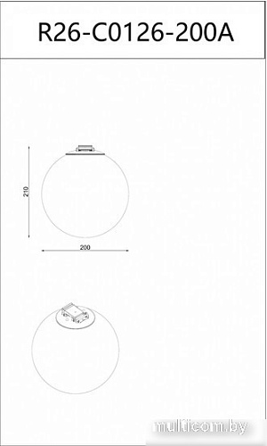 Трековый светильник Divinare Decorato 2501/06 SP-8
