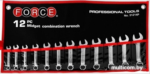 Набор ключей Force 51214P (12 предметов)