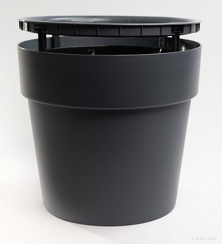 Кашпо Liveingreen Протея (16.6л, антрацитовый)