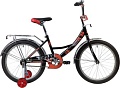 Детский велосипед Novatrack Urban 20 2020 203URBAN.BK20 (черный/красный)
