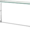 Консольный стол Stool Group Бруклин 115x30 ECST-013 (прозрачное стекло/сталь серебристый)