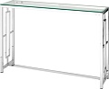 Консольный стол Stool Group Бруклин 115x30 ECST-013 (прозрачное стекло/сталь серебристый)