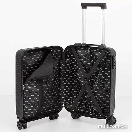 Чемодан-спиннер Mr.Bag 338-9101/5-18BLK (черный)