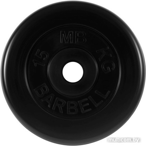 Диск MB Barbell Стандарт 51 мм (1x15 кг)