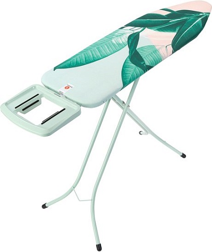 Гладильная доска Brabantia B 124x38 см 118364 (тропические листья/каркас мятный)
