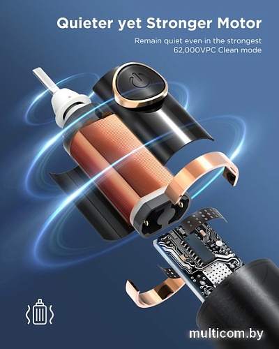 Электрическая зубная щетка Fairywill P11 (черный, 8 насадок)