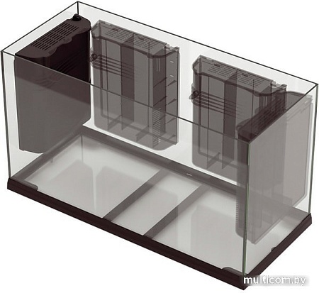 Аквариум Ferplast Dubai 80 Led 125 л (черный)