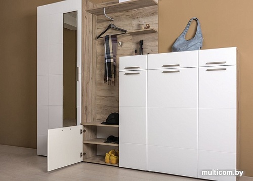 Комод Mobi Лайн 13.121 (дуб серый Craft K 002 PW-белый глянец ПВХ)