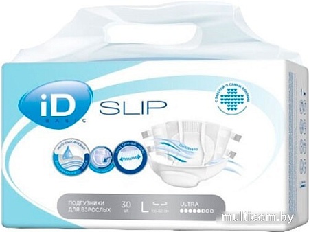 Подгузники для взрослых ID Slip Basic L (30 шт)