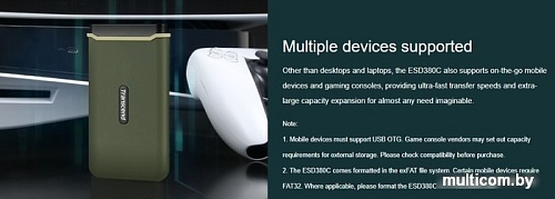 Внешний накопитель Transcend ESD380C 1TB TS1TESD380C