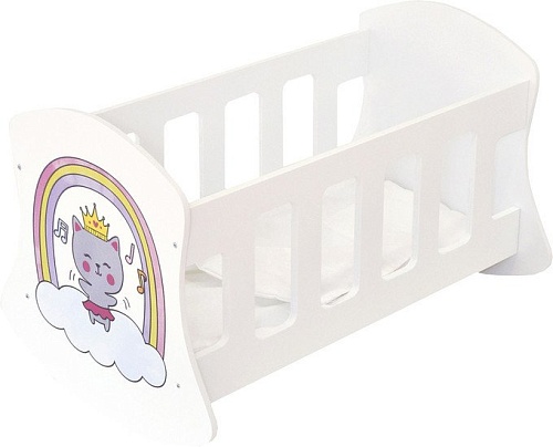 Кроватка для кукол Paremo Мимими Крошка Миу мини PFD120-101M