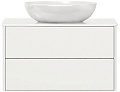 Belux Тумба под умывальник Джаз НП 90-02 (белый глянец)