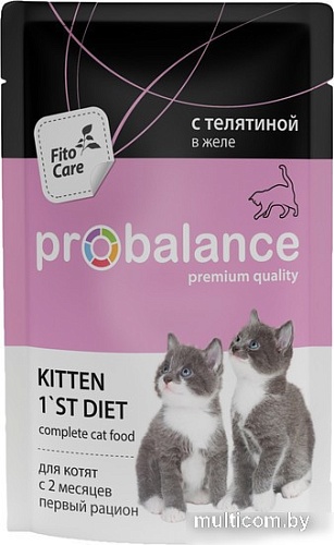 Корм для кошек Probalance 1st Diet Kitten 85 г