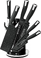 Набор ножей Mercury Haus Kitchen King KK-SL8-BLK