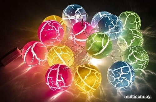 Новогодняя гирлянда SHLights Шарики ILD-16WW-MSH (2.2 м)