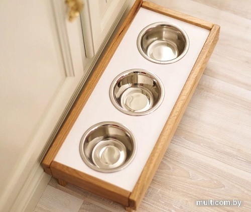 Подставка для мисок Richwood Bowltray 3 (белый)