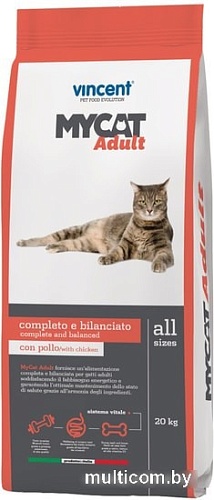 Корм для кошек Vincent MyCat Adult 20 кг