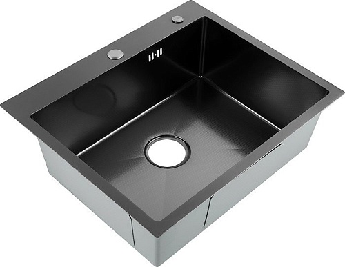 Кухонная мойка ARFEKA Eco AR 600*500 Black PVD Nano Decor