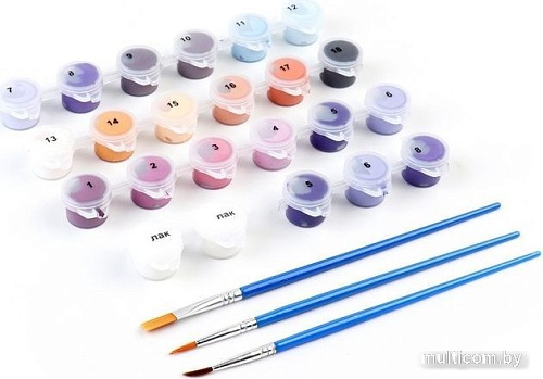 Картина по номерам Школа талантов Луна на закате 7990292