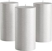 Набор свечей Мелт 150 мм (3 шт, серебряный)