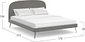 Кровать Moon Trade Moon family 1234/K003178 160х200