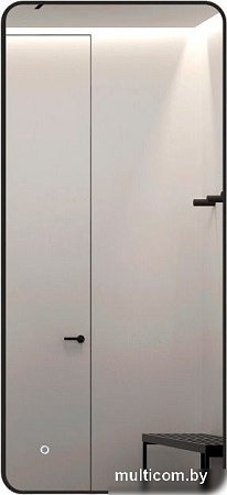 Зеркало Алмаз-Люкс Hanoi blaсk 11050s-4 (с подсветкой)