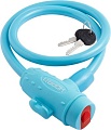 Тросовый велосипедный замок Нора-М №33 (ф6x650мм, голубой)