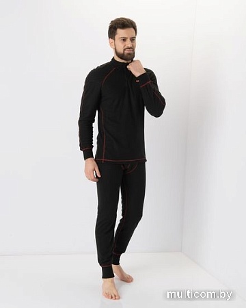 Костюм Huntsman Thermoline ZIP 56-58 (фактурный флис, черный)