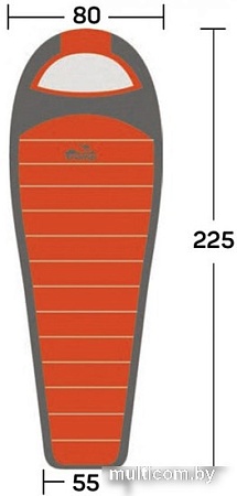 Спальный мешок TRAMP Oimyakon T-Loft Regular (левая молния, хаки)