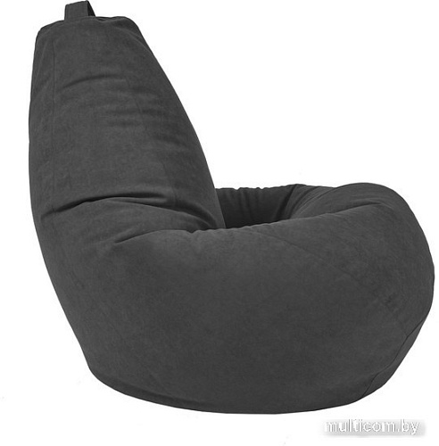 Кресло-мешок Sled Велюр 110x110x160 (антроцит)