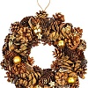 Рождественский венок Elan Gallery Венок Золотая феерия Круг 450134