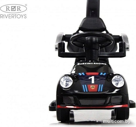 Каталка RiverToys F005FF-P (черный)