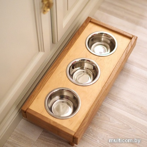 Подставка для мисок Richwood Bowltray 3 (натуральный)