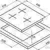 Варочная панель Korting HI 42031 BW