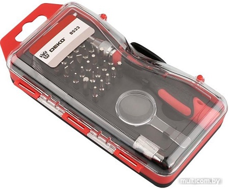 Набор отвертка с битами Deko BS33 (33 предмета)