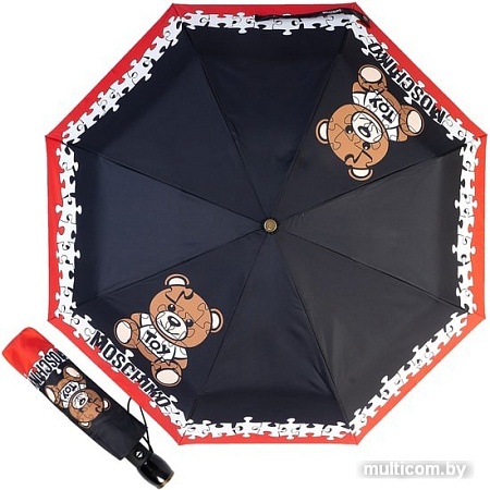 Зонт Moschino 8046-OCA Puzzle Bear Black