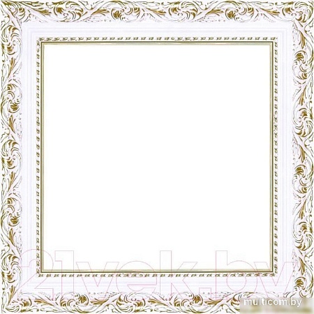 Фоторамка Декарт 30x30 8Л3496 (белый с золотом)