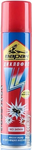 Спрей от насекомых Варан Дихлофос А универсальный (190 мл, синий)