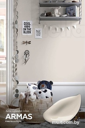 Краска Finntella Foxy Lapselli Matte Armas F-50-1-3-FL218 2.7 л (бежевый)